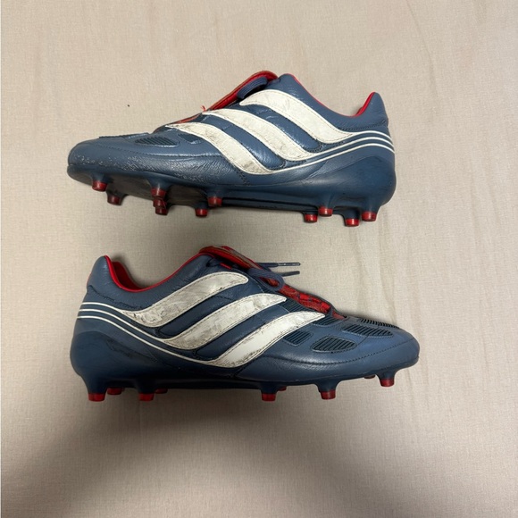 Adidas predator precision fg blue grey red